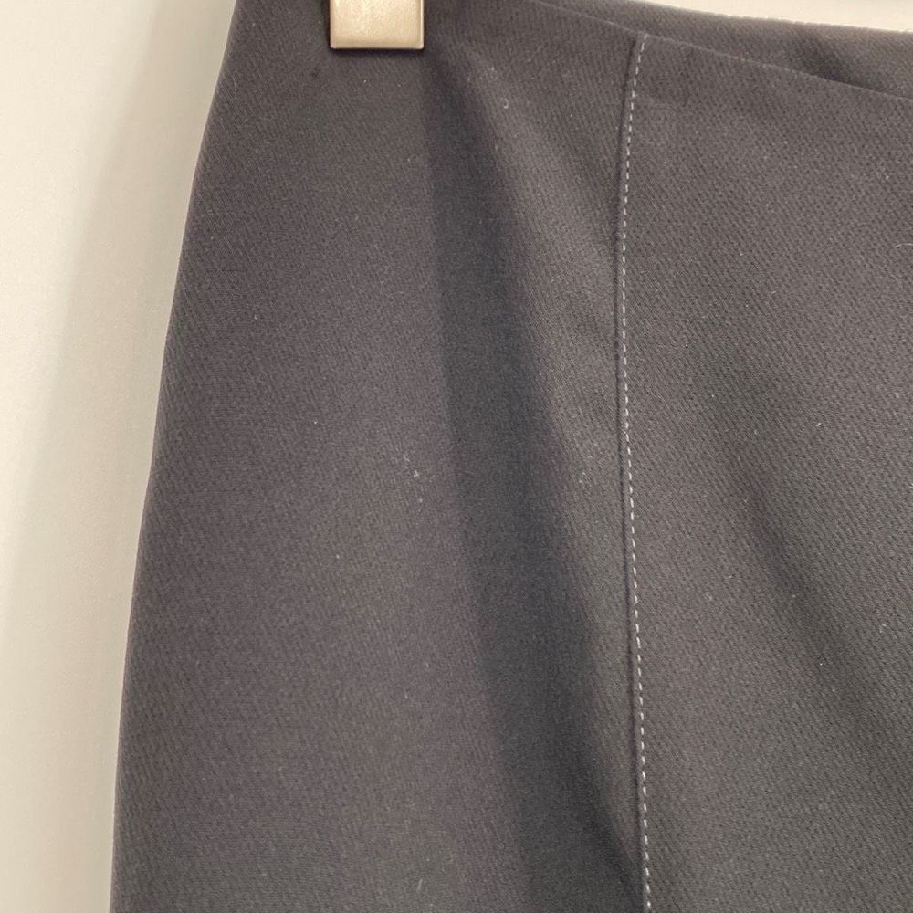 Anthropologie Zinnia Tulip Flare Pants High-Rise Side Zip Dressy Black Size 4 - Picture 9 of 16